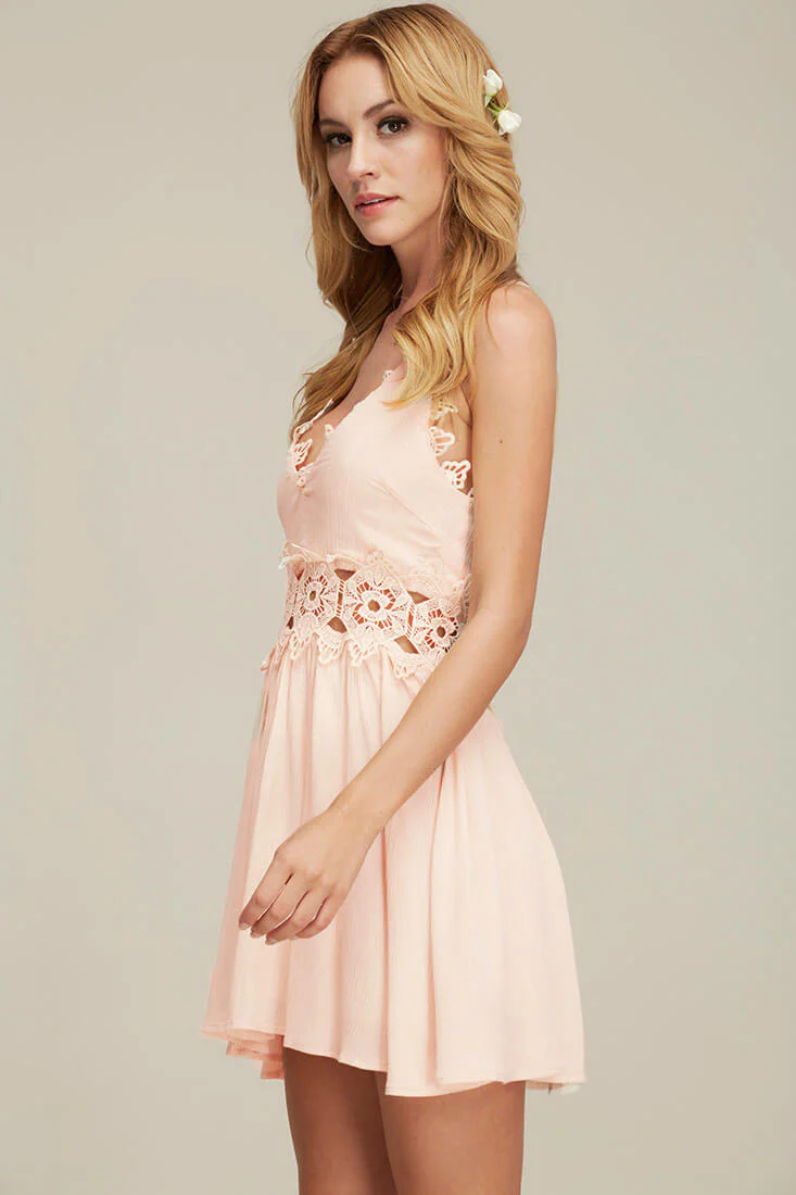 Dreamer Casual Mini Dress Pink - Sonourner