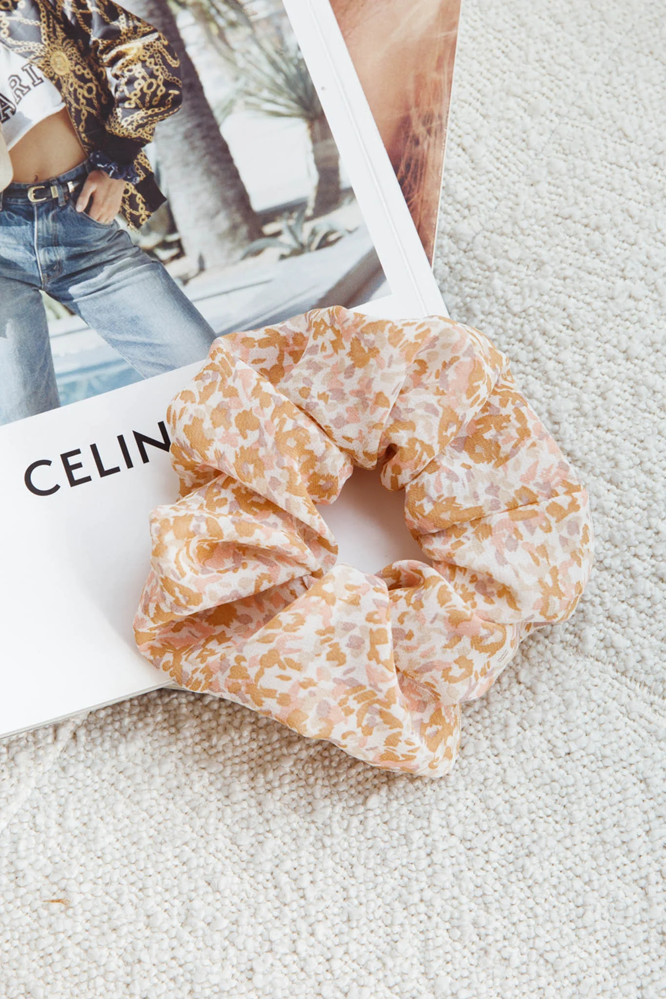 Chouchou Scrunchie Mottled Beige - Sonourner
