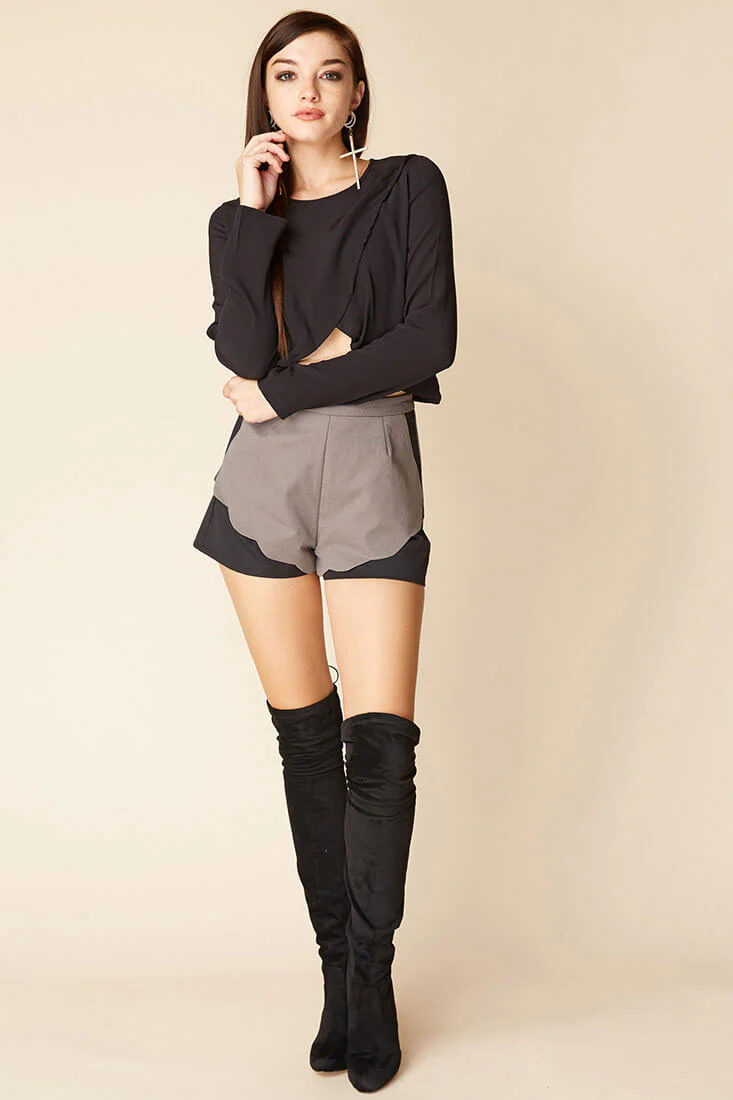 Judith Zip Top Black - Sonourner