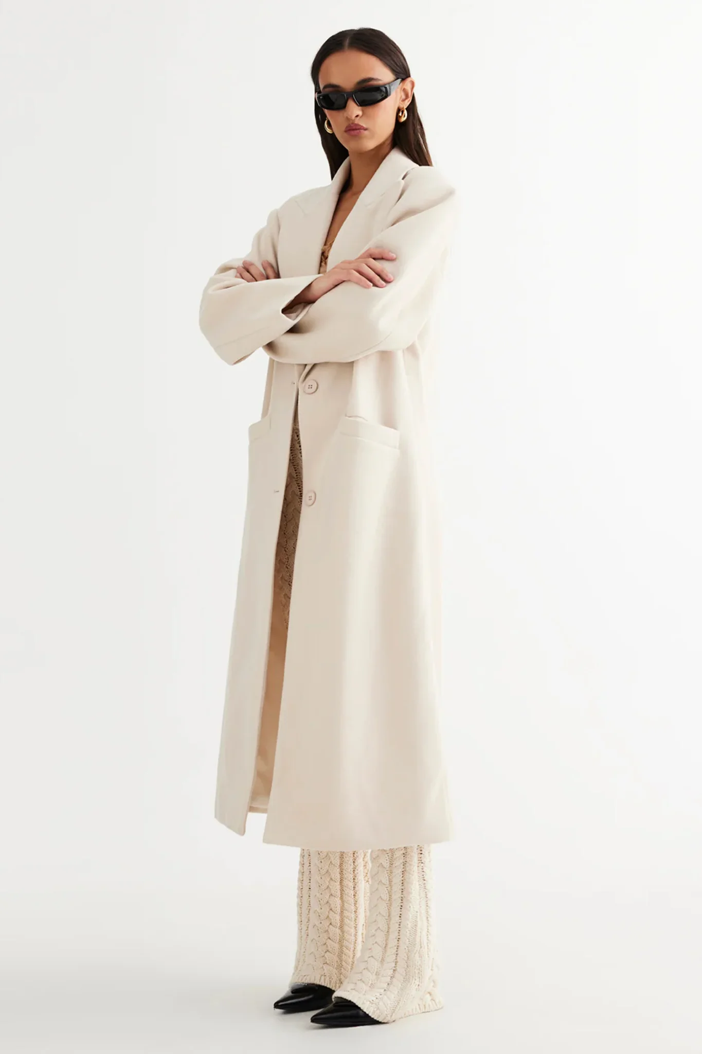 LIONESS Olsen Coat Cream - Sonourner